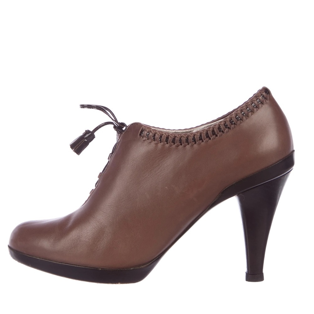 Salvatore Ferragamo Leather Ankle Boots - brown - size 6